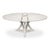 Transitional Round Dining Table, Large - White Oak For Sale - Image 4 of 11