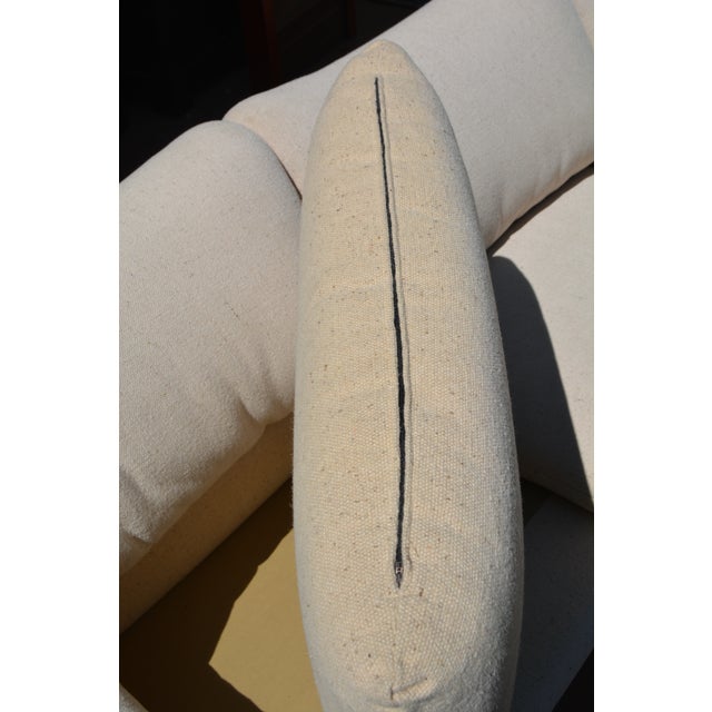 Post Modern Cream Tan Oatmeal Cassina Maralunga Couch Attributed to Vico Magistretti For Sale - Image 16 of 18