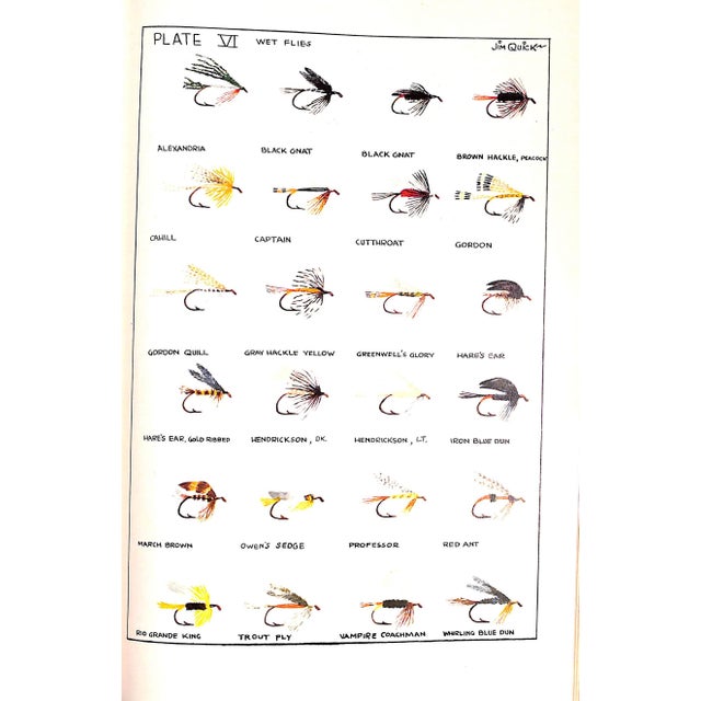 "Trout Fishing and Trout Flies" 1957 Quick, Jim For Sale - Image 11 of 12