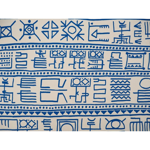 Yona Friedman, Pictograms of Genesis (Blue), Original Screenprint For Sale - Image 4 of 8