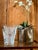 An elegant, large mid-20th century crystal vase that would look stunning filled with fresh flowers or displayed as a...