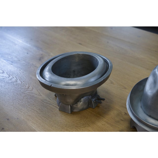 Metal Cast Aluminum Hat Mold Jalard in Caussade, 1950s For Sale - Image 7 of 11