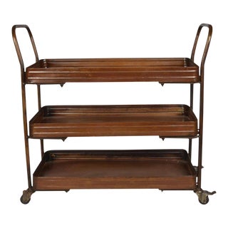 Cadence Rustic Wooden Kitchen Storage Rack For Sale