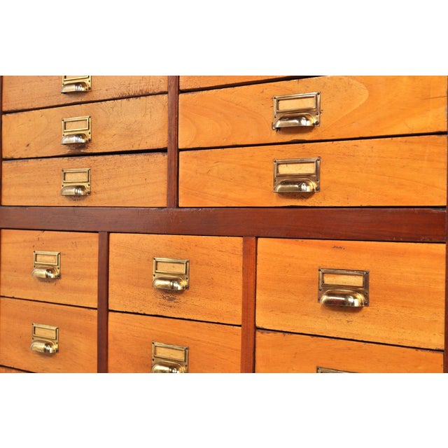 Mahogany chest of drawers with 23 drawers. The drawers are made of bleached mahogany, creating a beautiful contrast. Solid...