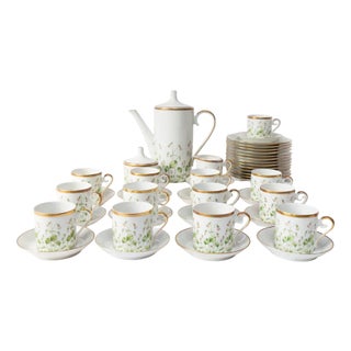 Linnaea Borealis Porcelain Service for 13 from Hackefors, 1970s, Set of 43 For Sale