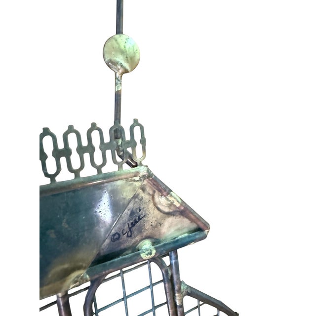 Curtis Jere Architectural Wall Art Extra Large Wall Art Centerpiece Mid 20th Century Modern Wall Sculpture Conservatory of Flowers San Francisco For Sale - Image 11 of 11