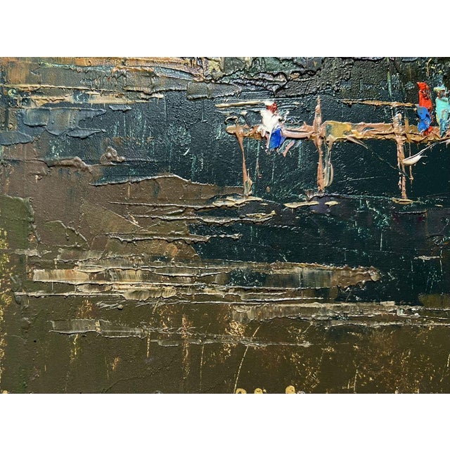 Oil Painting Romantic Get-Togethers by the River Oksana Ivanyuk For Sale - Image 4 of 10