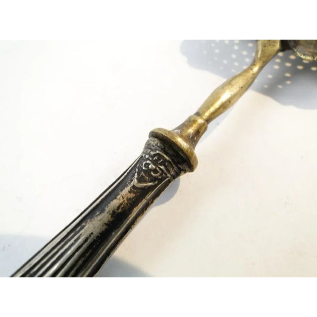 French Art Nouveau Silver Absynthe Spoon, 1900s, in Good conditions. Designed 1890 to 1919