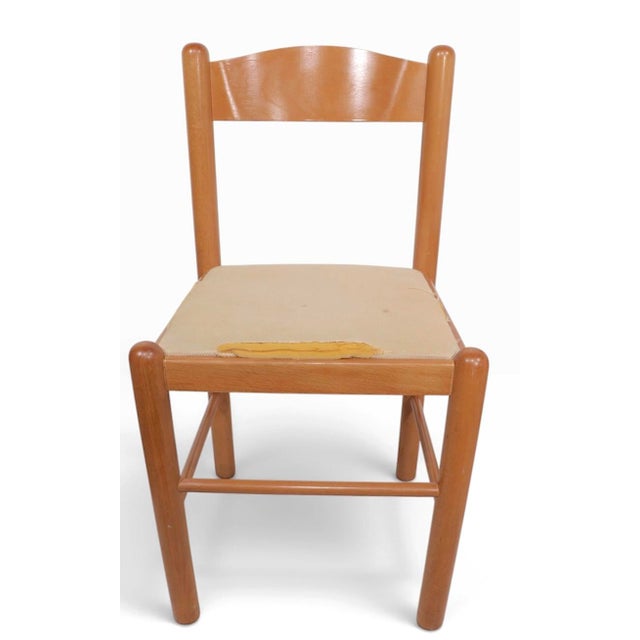 Set of Five Post Modern Dowel Frame Dining Chairs Made in Italy C. 1980's After Hank Lowenstein For Sale - Image 12 of 18