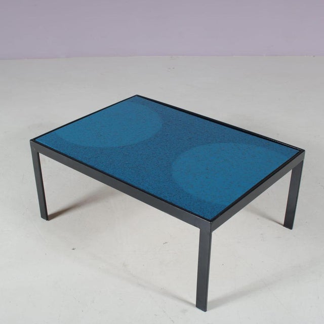 Coffee Table with Enameled Top, Netherlands, 1960s For Sale - Image 4 of 9