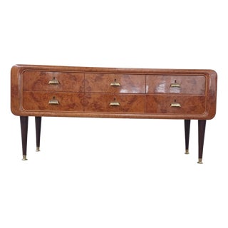Chest of Drawers in Italian Briar, 1950s For Sale