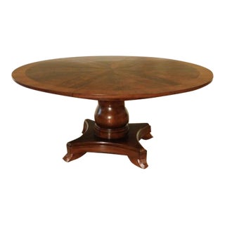 Leighton Hall Mahogany Jupe Table - Showroom Sample For Sale