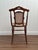 Brown Victorian Era Antique Cane & Wood Dining Chairs, Set of 4 For Sale - Image 8 of 18