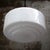 Silver Vintage Art Deco White Opaline Glass Pendant Lamp from Philips For Sale - Image 8 of 9
