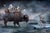 Shelter - Spirit of the Bison by Marcin Owczarek | Photography of a bison with various animals on it For Sale