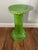 This plant stand stands out! With floral details to both base and upper tray it has an art nouveau into arts and crafts...