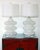 Carlo Nason Vintage Murano Glass Table Lamps in Clear and White - a Pair For Sale - Image 9 of 10