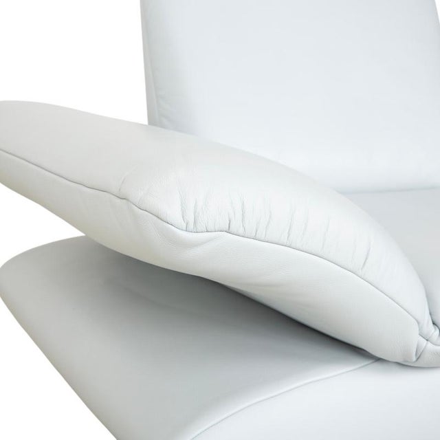 Animal Skin Rossini Armchair in Light Blue Fabric from Koinor For Sale - Image 7 of 18