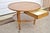 French Country Vintage French Country Provincial Round Cherry Occasional Side Table W/ Drawer For Sale - Image 3 of 11