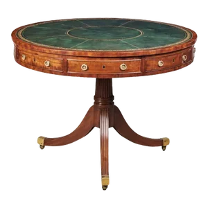 George III Mahogany Drum Table