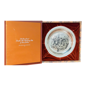 1972 First Annual Thanksgiving Plate "Sterling Silver" Franklin Mint