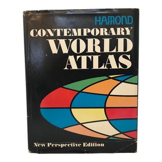 1967 Hammond Contemporary World Atlas For Sale
