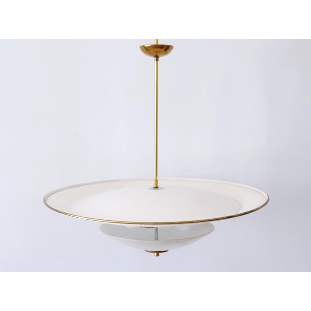 Mid-Century Modern Large Mid-Century Modern UFO Ceiling or Pendant Lamp, Germany, 1950s For Sale - Image 3 of 18