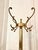 A stunning and breathtaking Italian brass coat rack from the iconic 1920s and 30s (Art Deco). The coat rack is made of...