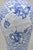 Vintage Chinese Export Delf Style Blue and White Porcelain 25" Tall Dragon Vase For Sale - Image 11 of 11