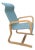 Mid Century Modern Thonet Bentwood Vinyl Cantilever Arm Chair For Sale