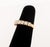 Contemporary Vintage 14k Yellow Gold and Diamond Wedding Band For Sale - Image 3 of 8