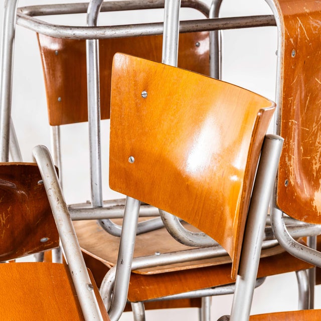 FN6 Cantilever Dining Chairs by Mart Stam for Mücke Melder, 1950s, Set of 6 For Sale - Image 4 of 11