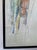 Stylish Abstract Modern Traction II Giclee on Canvas, black wood floater frame, showroom floor sample