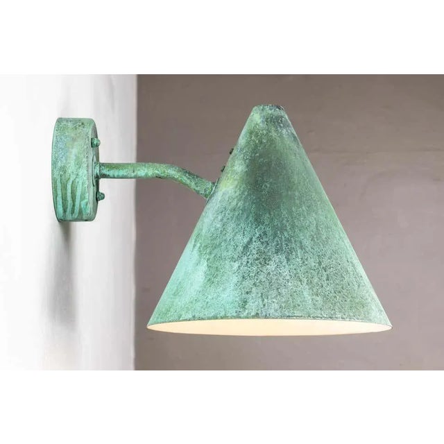 Not Yet Made - Made To Order Hans-Agne Jakobsson 'Tratten' Verdigris Patinated Outdoor Sconces - a Pair For Sale - Image 5 of 12