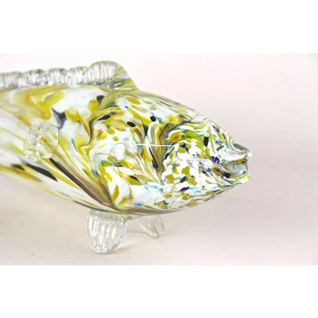 Mid-Century Murano Glass Fish Sculpture, Italy, 1950s For Sale - Image 6 of 18