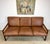 Mid Century Danish Modern Rosewood, Cane & Leather Sofa Attributed to Bernt Petersen For Sale - Image 12 of 12