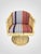 Contemporary Rare Set of 4 McGuire Bamboo Rocking Swivel Lounge Chairs in Knoll “Stripe It” With Matching Table, Circa 1980s For Sale - Image 3 of 13