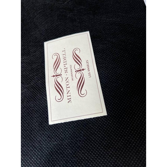 Vintage Minton Spidell Dauphine French Style High Back Olive Leather Dining Chairs. Set of 8 For Sale - Image 17 of 18