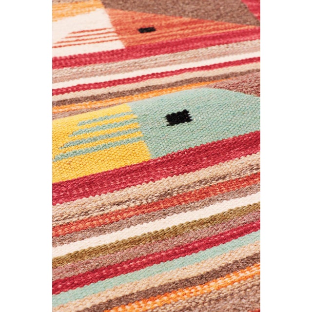 Modern Pasargad Home Tuscany Multi Wool Area Rug- 2' 6'' X 9'11'' For Sale - Image 3 of 5