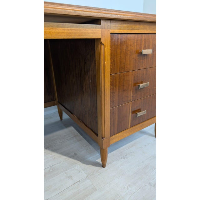 Vintage Danish Teak Desk, 1960s For Sale - Image 9 of 18