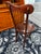 1970s Traditional Roll-Top Secretary Desk With Mother-of-Pearl Inlay Chair For Sale In Boston - Image 6 of 12