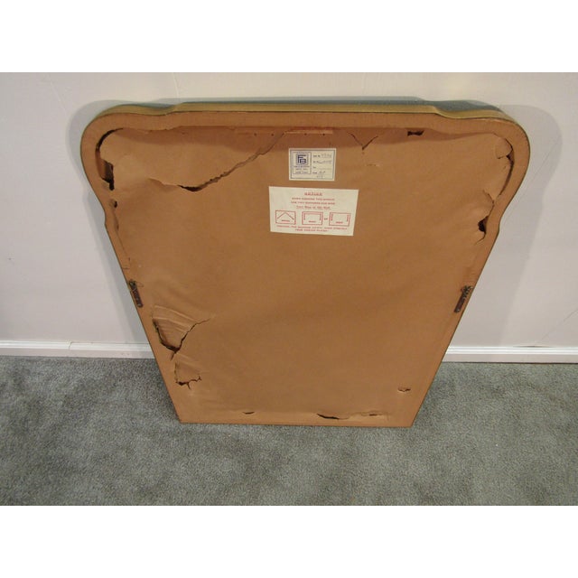 1970s Friedman Brothers Gold Gilt Mirror For Sale - Image 5 of 6