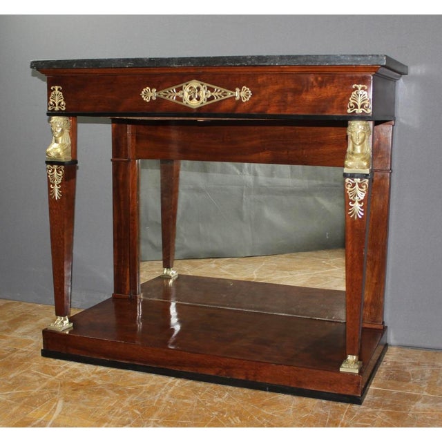 Antique Mahogany Console Table, 1800s For Sale - Image 14 of 15