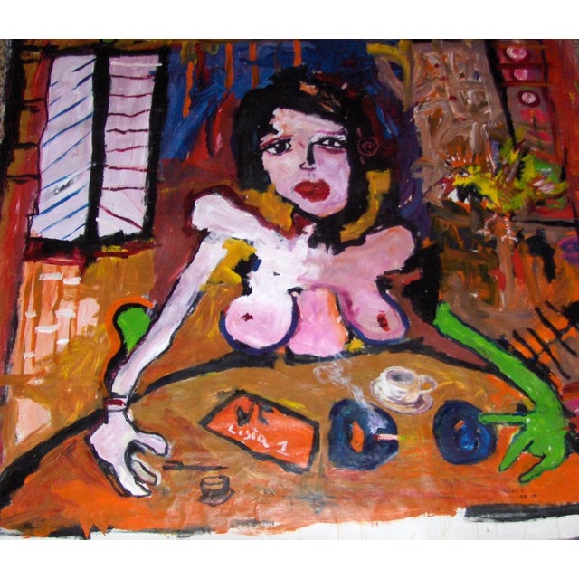 Astolfo Funes, Madonna's List, 2008, Acrylic on Canvas For Sale - Image 7 of 7