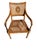 Late 20th Century English Adam’s Style Painted Cane Armchair For Sale - Image 11 of 16