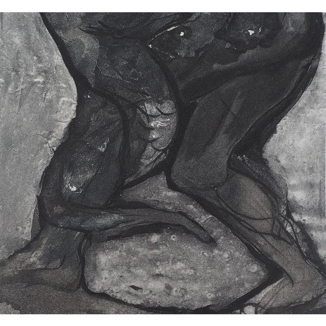 After Auguste Rodin, Transmutation of Man and Reptile, 19th Century, Engraving For Sale - Image 5 of 6