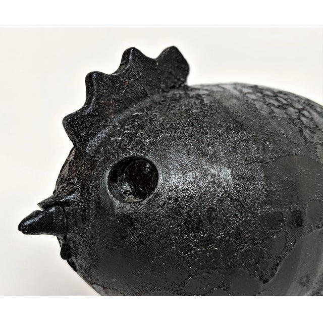 1980s 1980s Mid Century Modern Studio Ceramic Hen For Sale - Image 5 of 13
