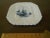 Vintage Hand Painted Blue & White Delft Style Nautical Maritime Faience Plate For Sale - Image 4 of 8