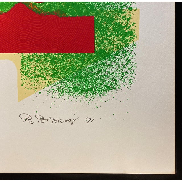 Contemporary Rudolf Bikkers, "Fugue" Pop Art, Contemporary Art, 1971 Serigraph For Sale - Image 3 of 4