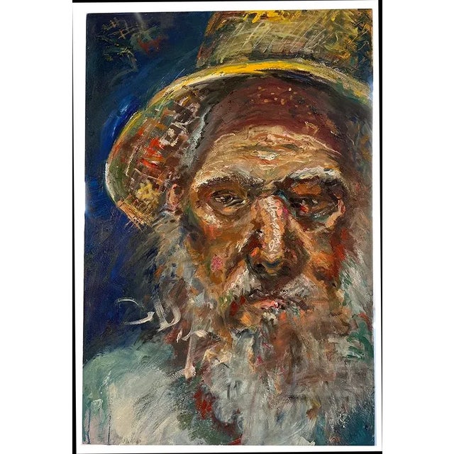 #fisherman, oil painting, 24"x36"x2", by Van Ness Original oil painting on canvas, gallery wrapped, edges are painted dark...